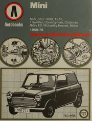 Cover of Mini 1959–79 Autobook