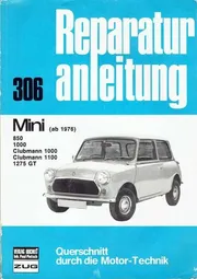 Cover of Mini 850, 1000, Clubman 1000, 1100, 1275 GT